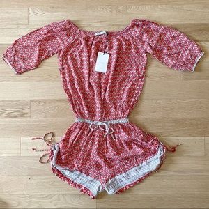 NWT Faithfull The Brand Off Shoulder Romper